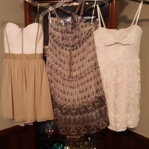3 summer junior dresses
